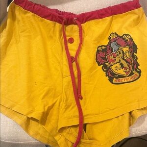 Universal Studios Yellow and Red Harry Potter Shorts